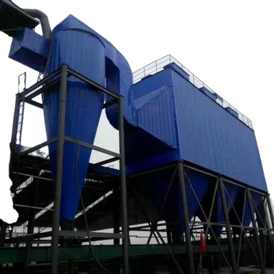 Building Material Shops Industrial Type Pulse Jet Bag Top Silo Dust Collector , DMC Dust Collecting System